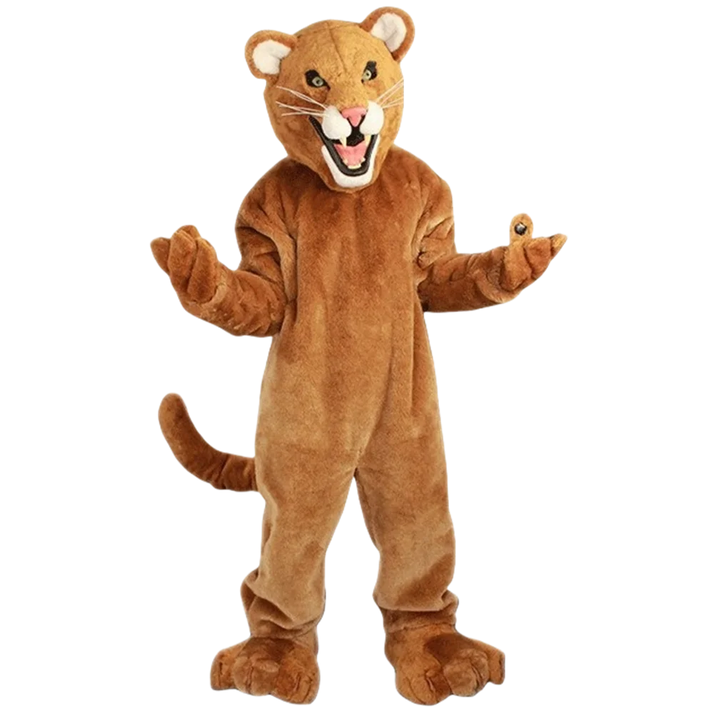 Leopard Panther Cat Cougar Mascot Costume Adult Size Mascotte Mascota Outfit Suit Fancy Dress for winter Holiday Party SW654