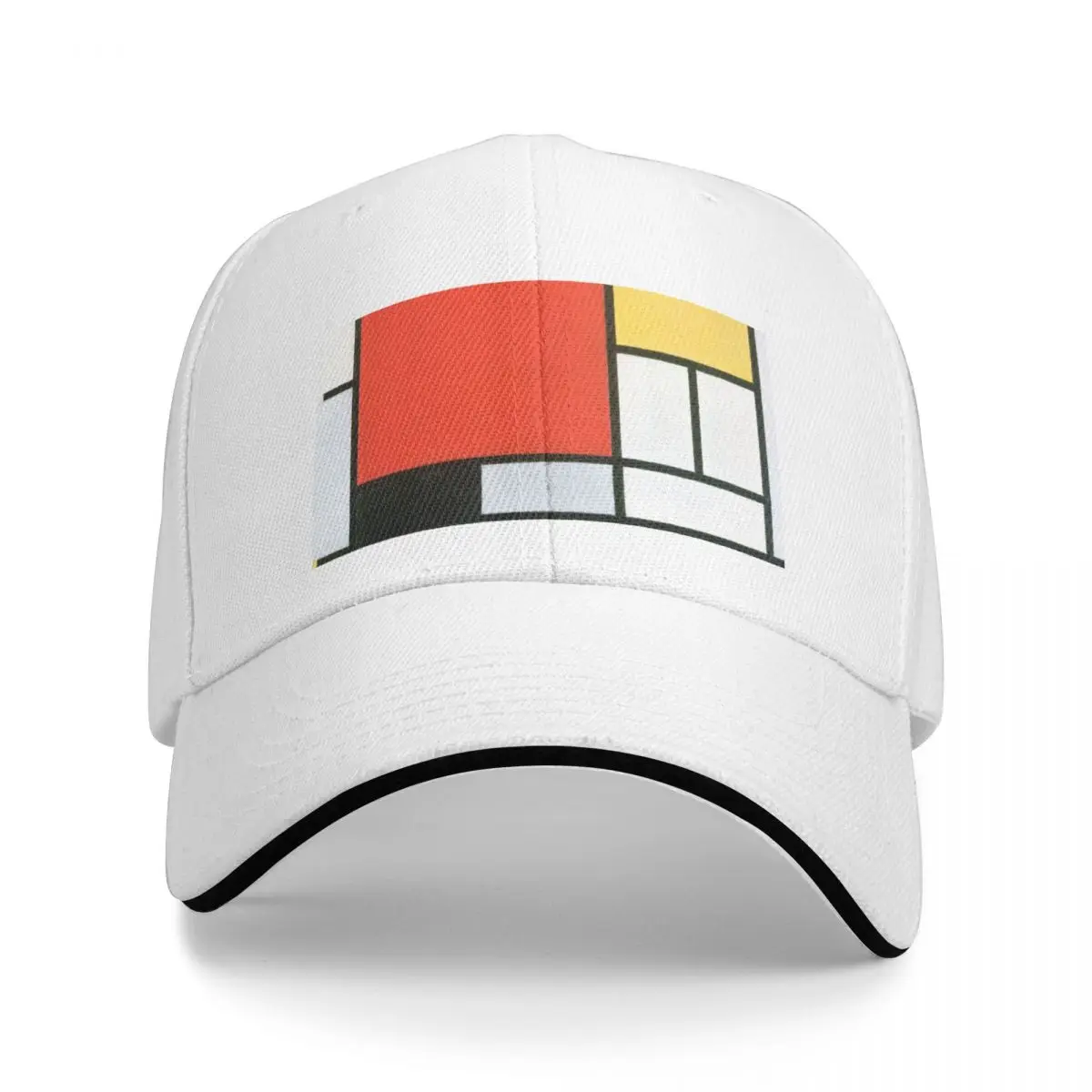 Piet Mondrian, Composition in red, yellow, blue and black Baseball Cap Fluffy Hat custom Hat dad hat Girl Men's