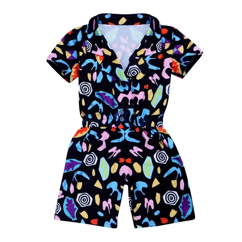 Strange Thing Jumpsuit For Teen Girl Romper Summer Halloween Kid Print Casual Overalls Children Casual Clothing