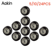 5/10/24PCS  CNC POM Wheel Pom Pulley Wheel With 625ZZ Idler Pulley Gear Passive Round Wheel Wheel for Ender 3 CR10 Profile