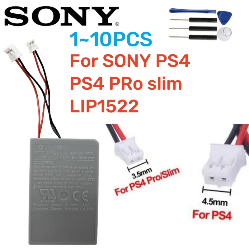 Original For SONY PS4 PS4 PRo slim LIP1522 Dualshock 4 V1 V2 Wireless Controller Playstation GamePad Rechargeable Battery