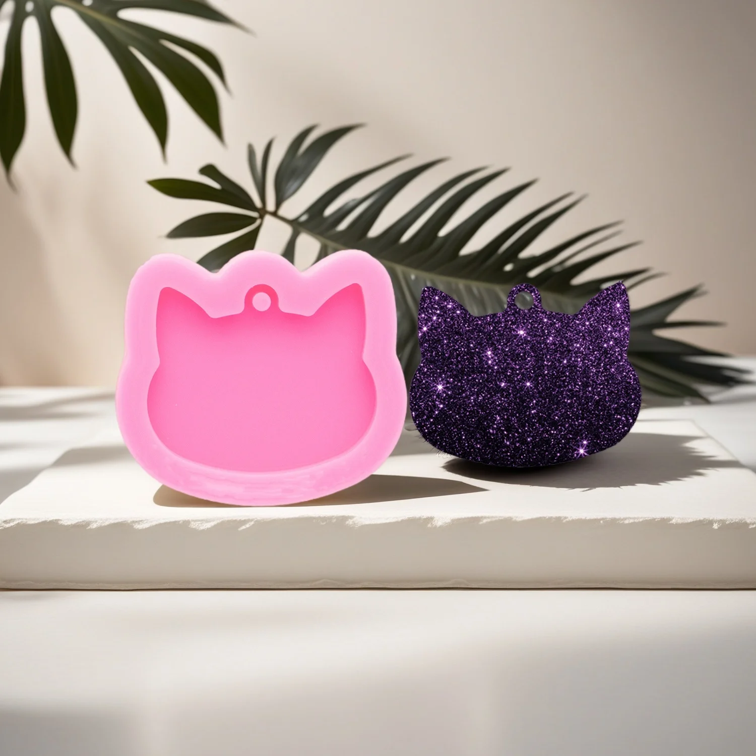 

Silicone Cat Molds DIY Epoxy Resin Mold For Craft Making Jewelry Keychain Art Supplies