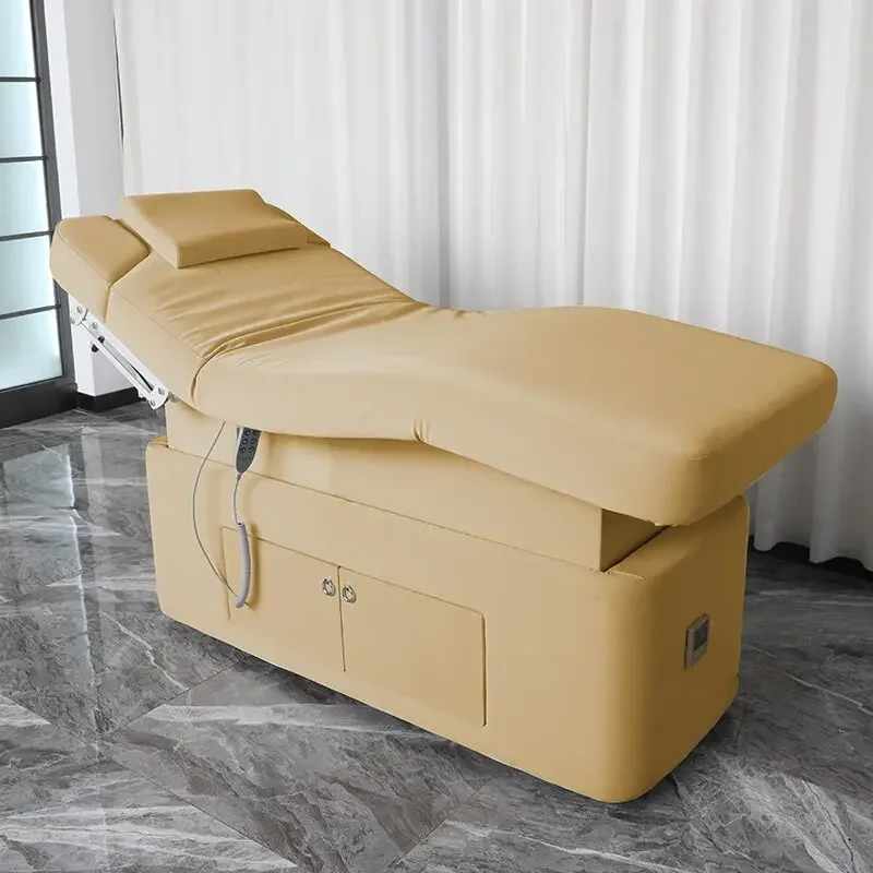 Cama eléctrica de belleza, calefacción de temperatura constante, mesa de masaje para salón de belleza, fisioterapia, bordado de tatuajes corporales