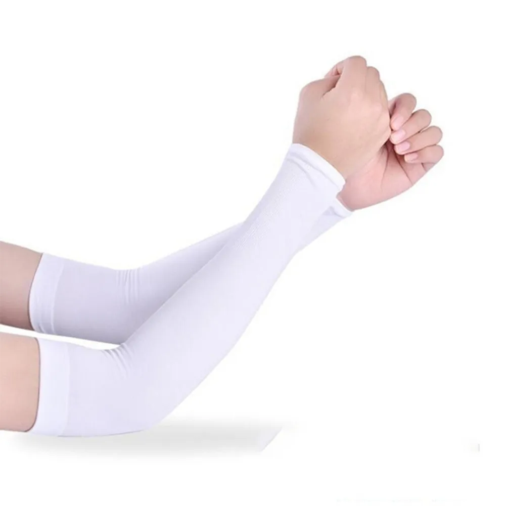 أكمام شمسية من النايلون البوليستر للتبريد والرياضات الخارجية ومريحة لركوب الدراجات وكرة السلة والجري