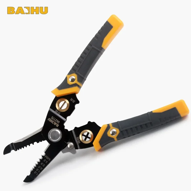 

17 in 1 Wire Stripping Pliers Multifunction Electrician Cable Cutting Terminal Crimping Splitting Winding Line Hand Tools