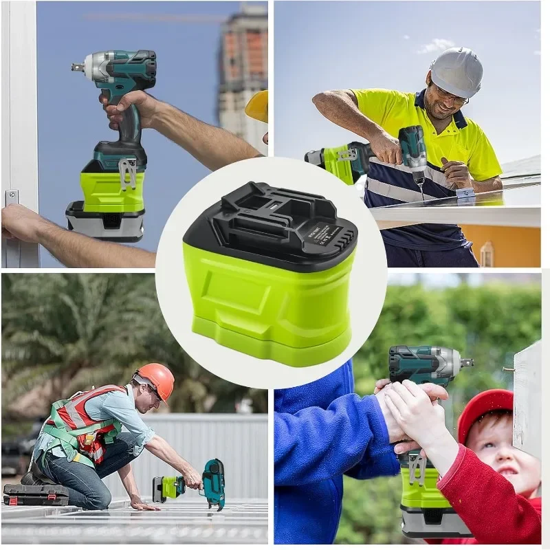 

Power Tool Adapter for Ryobi 18V Li-ion Battery To for Makita/Dewalt/Milwaukee 18V Cordless Power Tool Drill Battery Adapter
