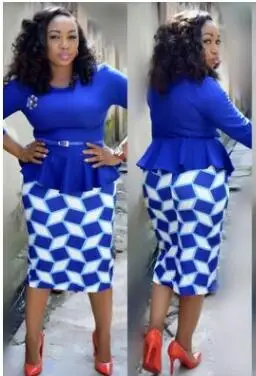 2019 new elegent fashion style summer african women plus size  dress L-5XL