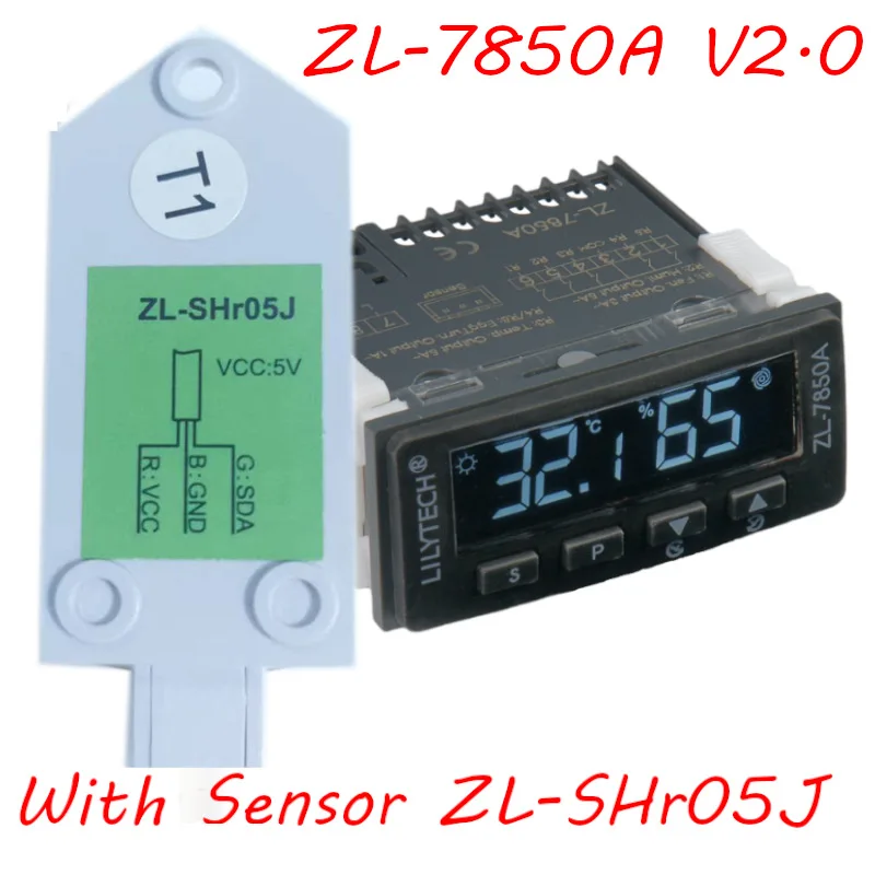 ZL-7850A Accessorio automatico per incubatrice per uova 220V Nuovo regolatore di umidità della temperatura per l'allevamento di polli