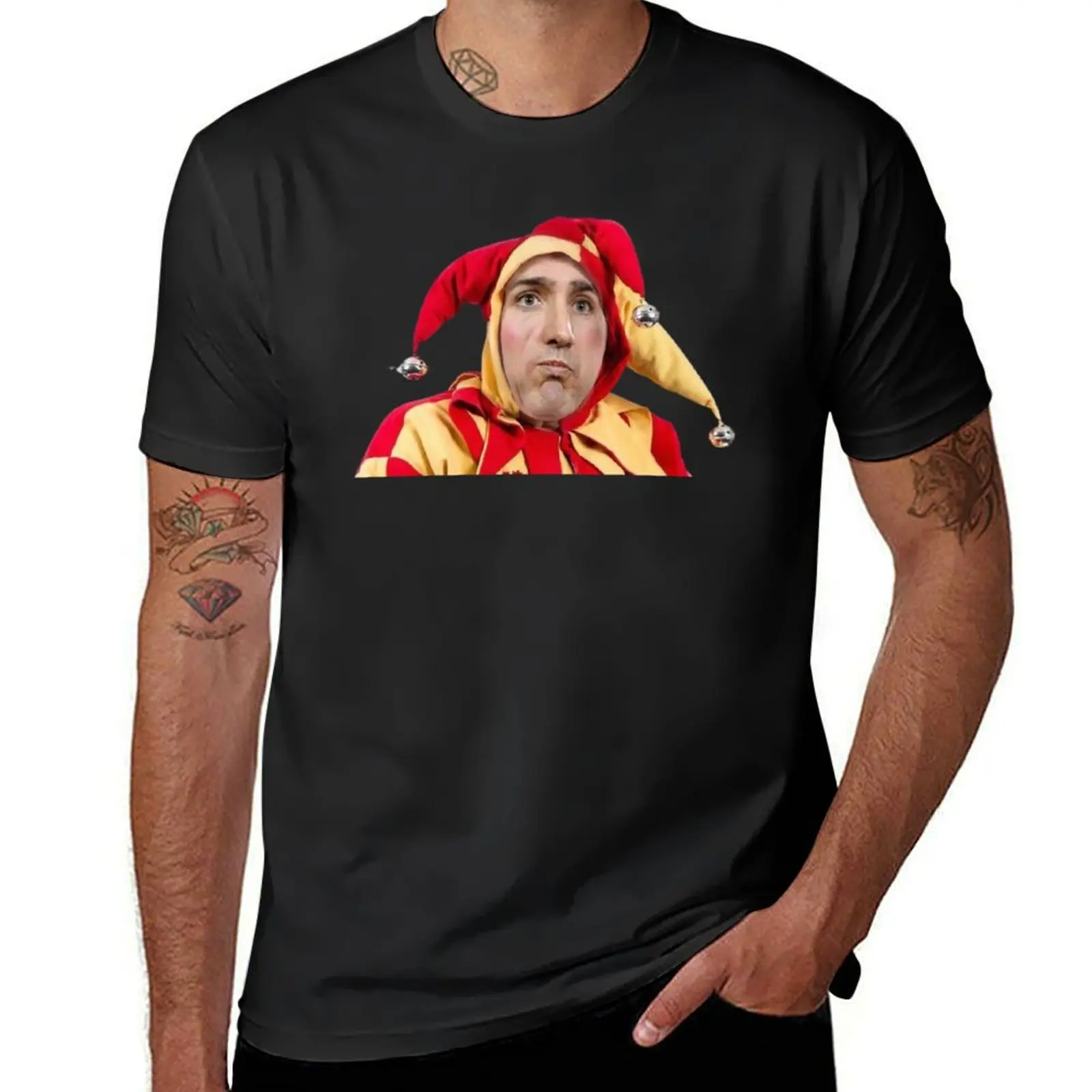 

Justin Trudeau Clown T-Shirt customs design your own kawaii clothes cute clothes graphics big and tall t shirts for men