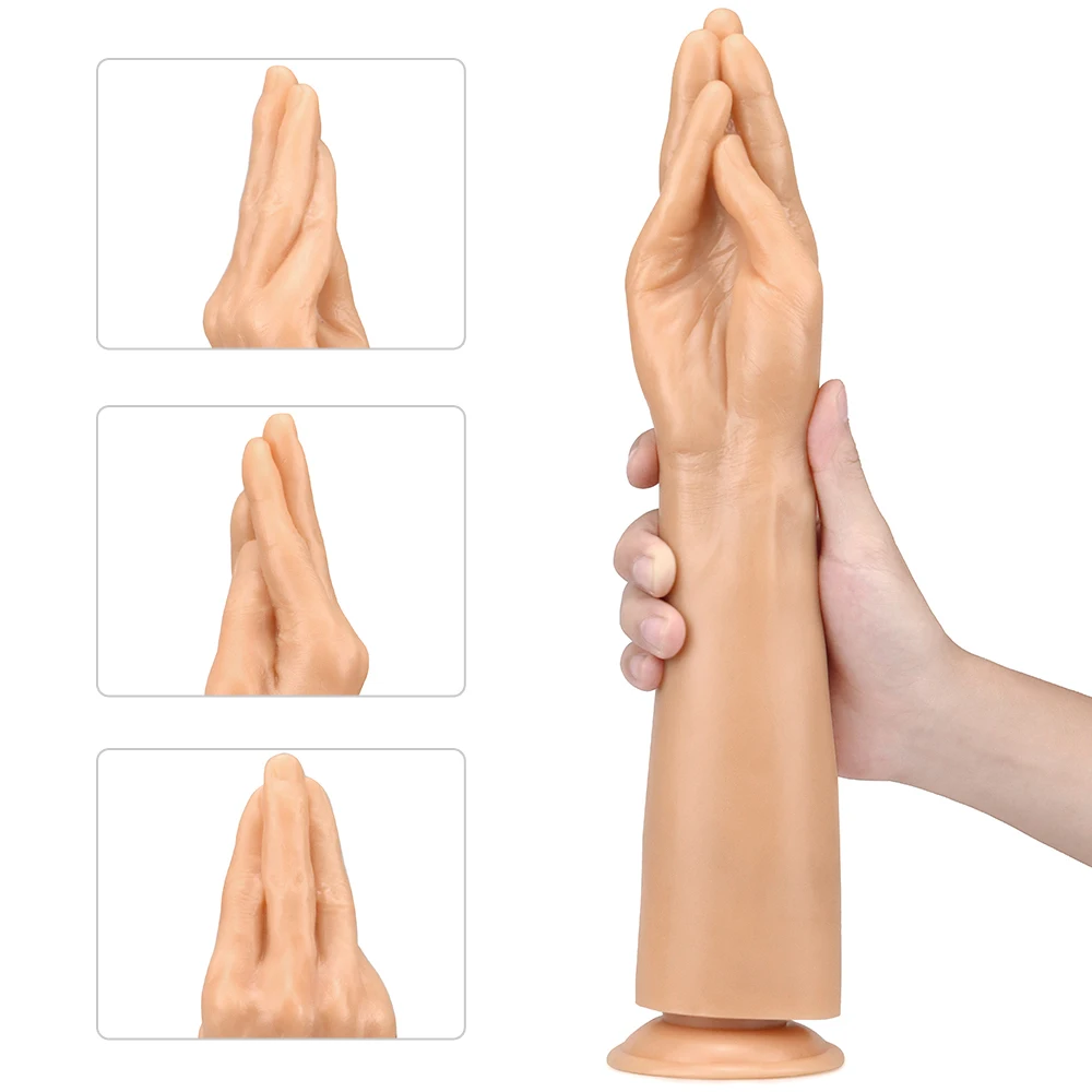 BDSM 40cm Artificial Hand Anal Plug Vaginal Butt Dilator Men Anus Expander Big Dildo Female Masturbator Sex Toys Adult For Women