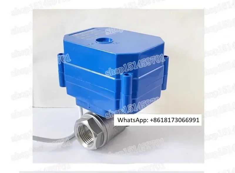 CWX high torque micro electric two-way valve DN20 (6 points) water dispenser bathtub valve stainless steel ball valve