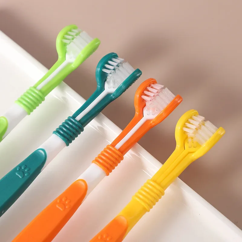 3-Sided Pet Toothbrush for Dogs & Cats – Tartar Remover — detail image 14