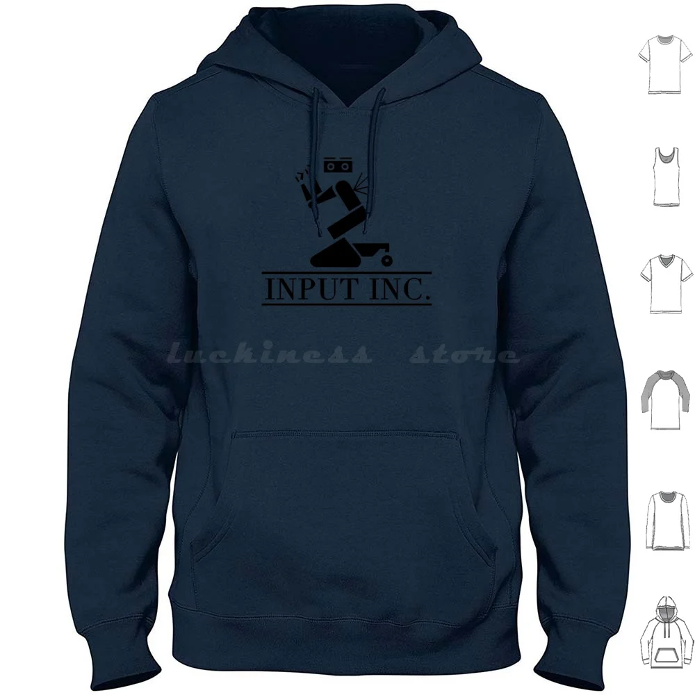 Input Inc. Hoodies Long Sleeve Short Circuit Nova Input Inc Number 5 Five Johnny Robots Robot A I