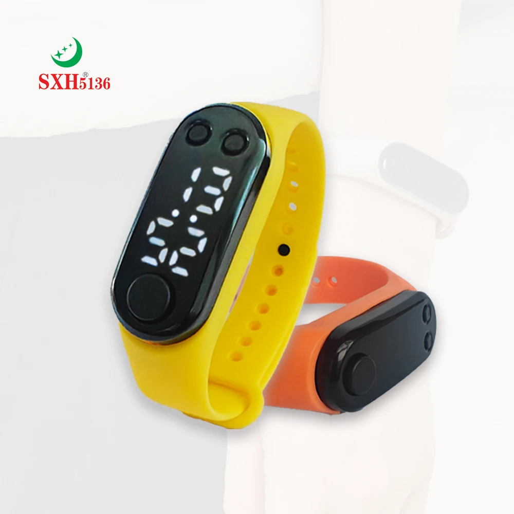 Picture 6: SXH5136 Digital Tasbih Prayer Counter New Arrival LED Display Time Multifunction Vibrate Reminder Rechargeable Zikr Dhikr Watch