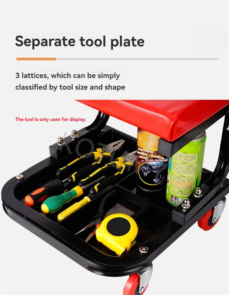 U Shape Mechanic Stool Wear Resistant Structure For Global Auto Tool Suppliers Overseas Wholesale Stable Batch Supply Business