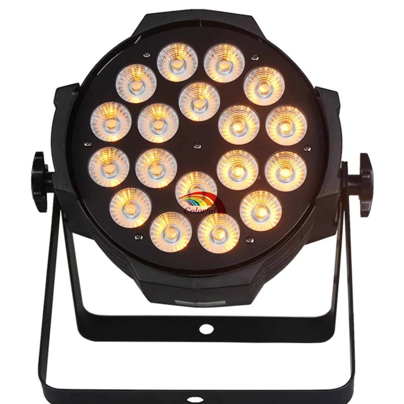 20PCS Colorful 18x18W RGBWA UV 6IN1 Aluminum Case LED Par Can Stage Lights with Flight case 8 in 1