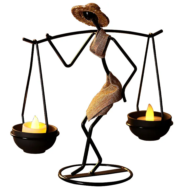 

Candle ornament, European creative decoration, candlestick props