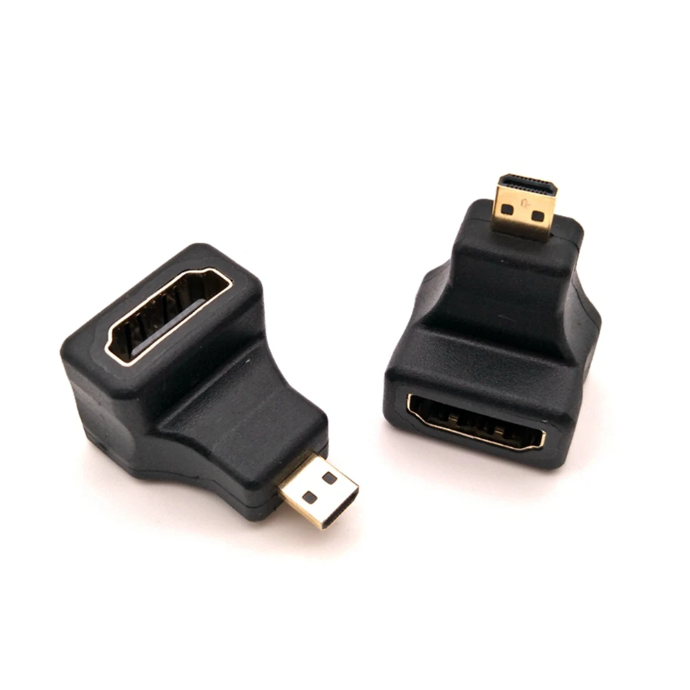 Micro HDMI Compatible Plug to HDTV Female Adapter Type D to HDMI Port Converter Adapter for Xbox 360 for PS3 HDTV