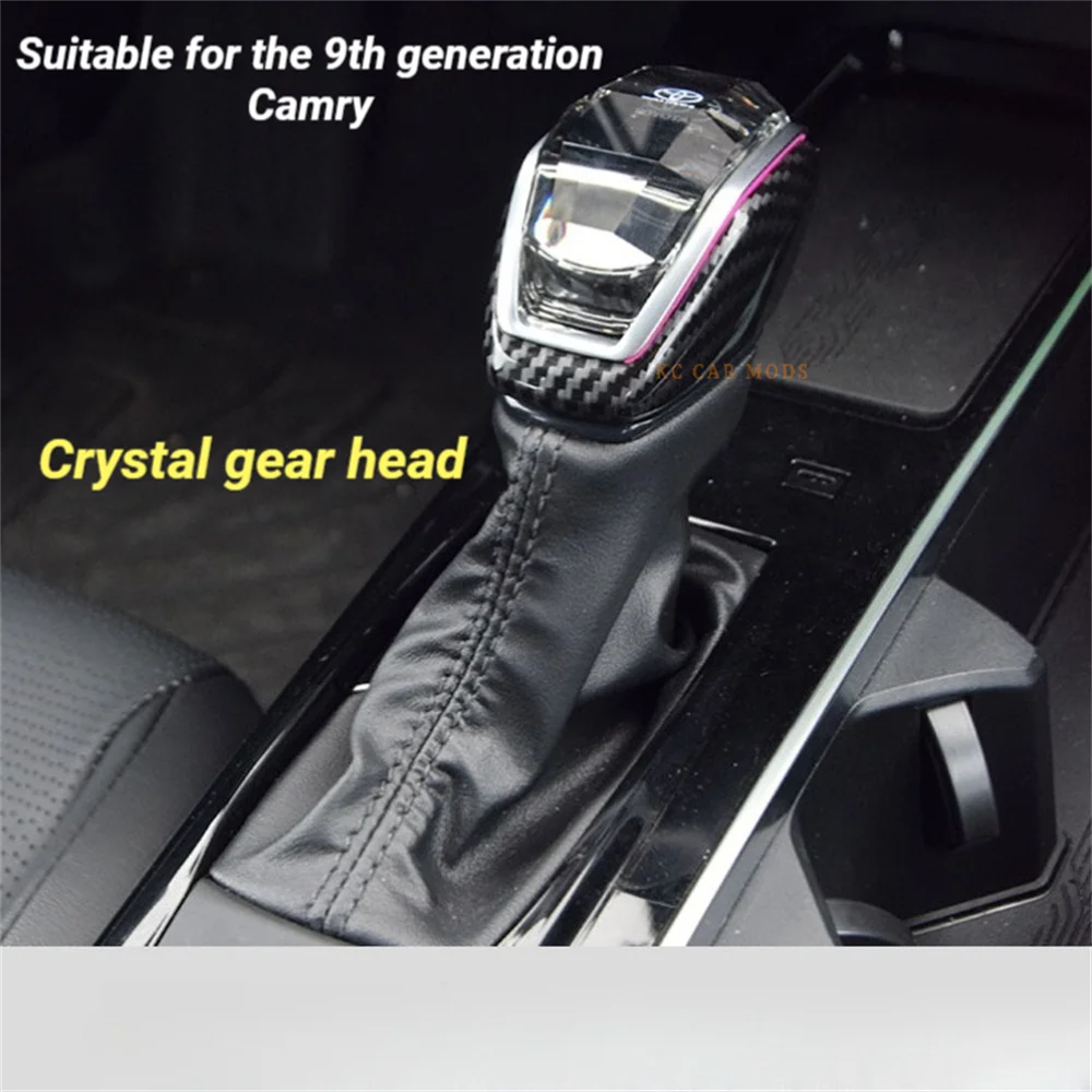 

For 2024 Camry 9th Gen Crystal Gear Head High Quality Stylish Car Interior Accessory