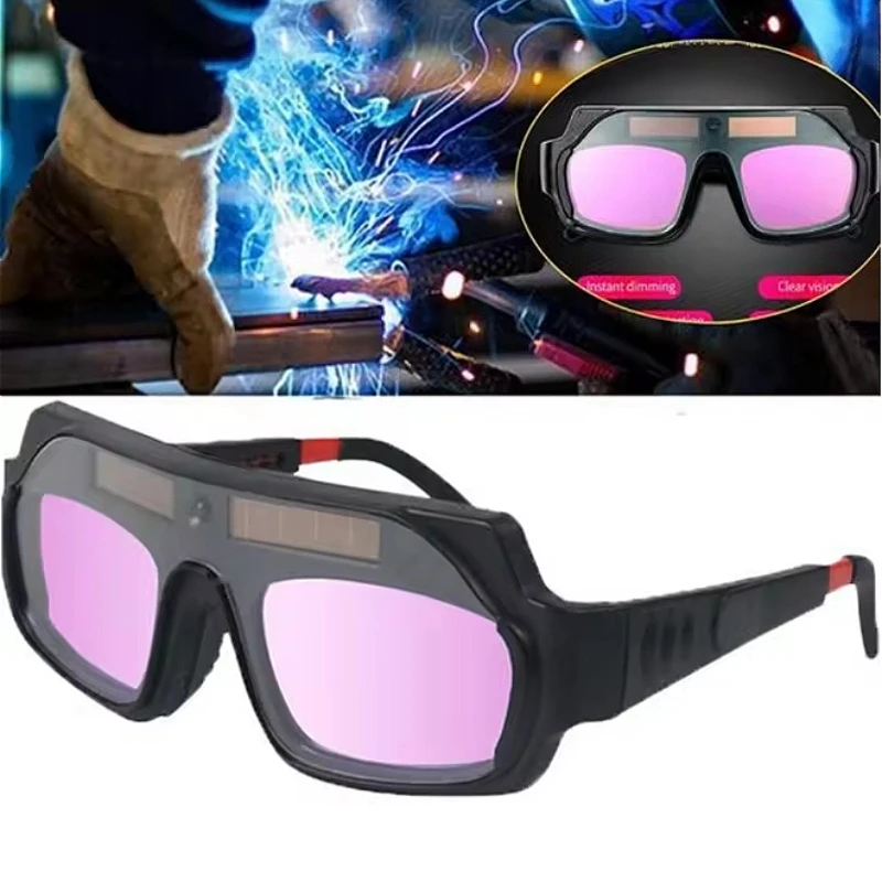 1 Buah Kacamata Pelindung Masker Las Otomatis Peredupan Matahari/Helm/Tutup Las/Lensa Las/Filter Masker Mata