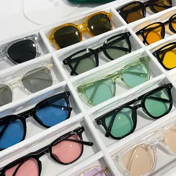 Customized Colorful Tinted Polarized Sunglasses Lenses Summer Colored Myopia Lens Non-mirror Sun Glasses Prescription Eyeglasses