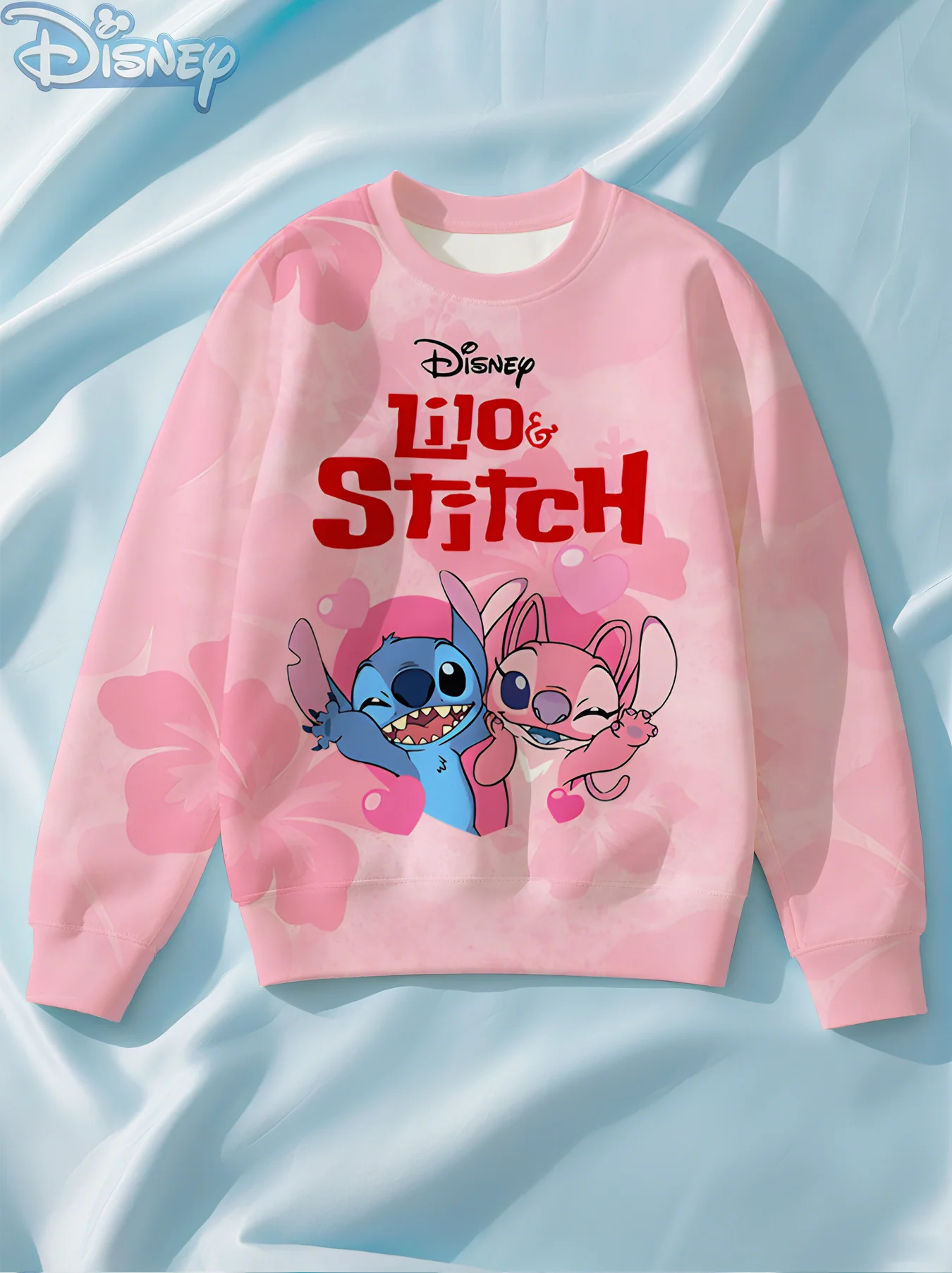 ثلاثية الأبعاد غرزة طباعة البلوز حية مثيرة للاهتمام 4 14 سنة ملابس يومية الخريف الشتاء ملابس خارجية 2025 موضة جديدة مستديرة الرقبة Sw