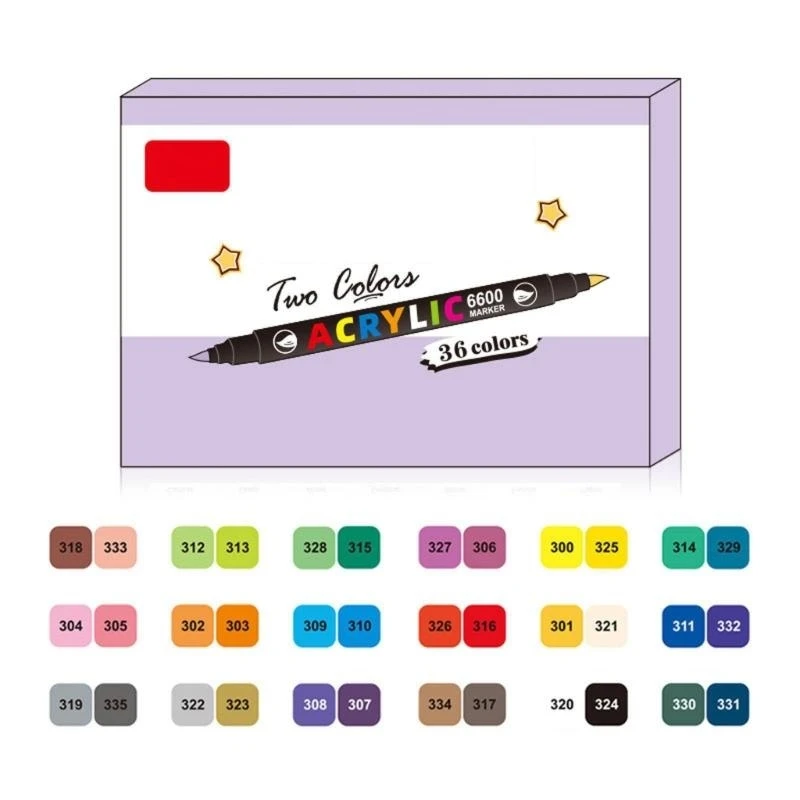 

Waterproof Acrylic Marker Pens for Doodling Book DIY Photo Album Scrapbooking best sale