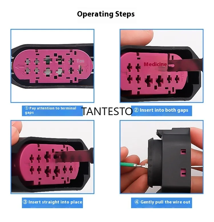 Für Audi Volkswagen Pin Remover Set Auto Stecker Draht Entferner Kabelbaum Terminal Removal Tool – Detail 5