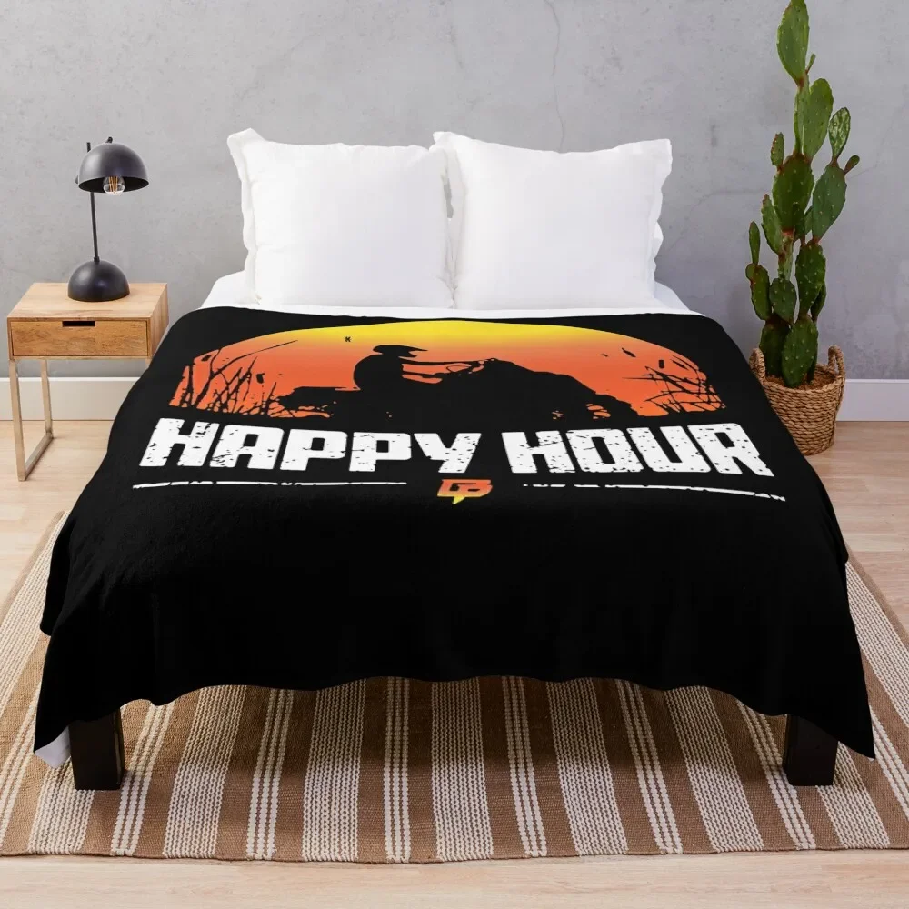 

Braydon Price Happy Hour Sunset Braydon Price Throw Blanket christmas gifts Sofas Beach Blankets