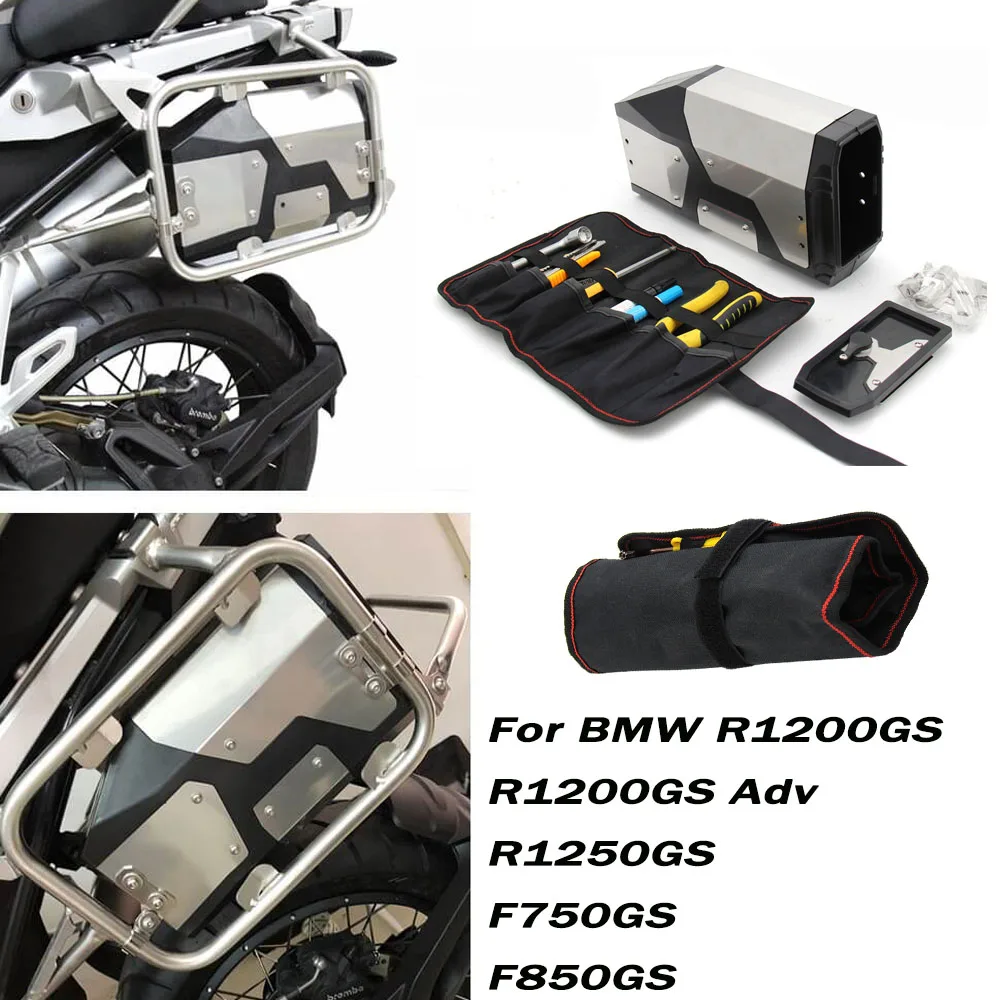 

4.2 Liters Box Toolbox Waterproof Side Bracket 2019 For BMW R1200GS /R1200GS Adv /R1250GS / F750GS / F850GS