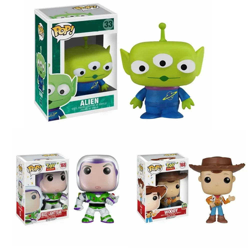 Figuras de Vinilo Funko Pop de Toy Story en Oferta, Buzz Lightyear # 169 # 02 # 523 Alien Jessie # 33&Lotso Juguetes Coleccionables, Regalo Perfecto para los Fans