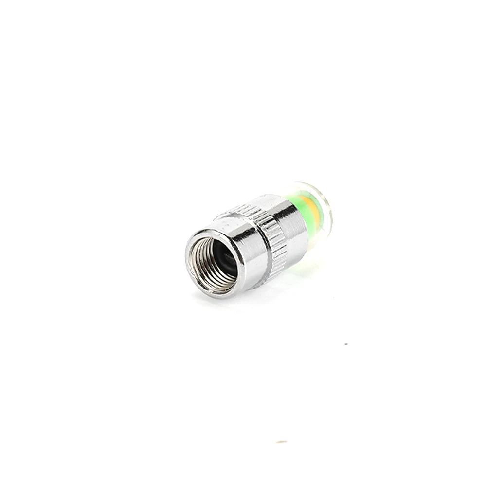 8Pcs Car Tire Pressure Monitor Valve Cap Auto Tire Pressure Cap Sensor Indicator 3 Color Eye External Valve Detection