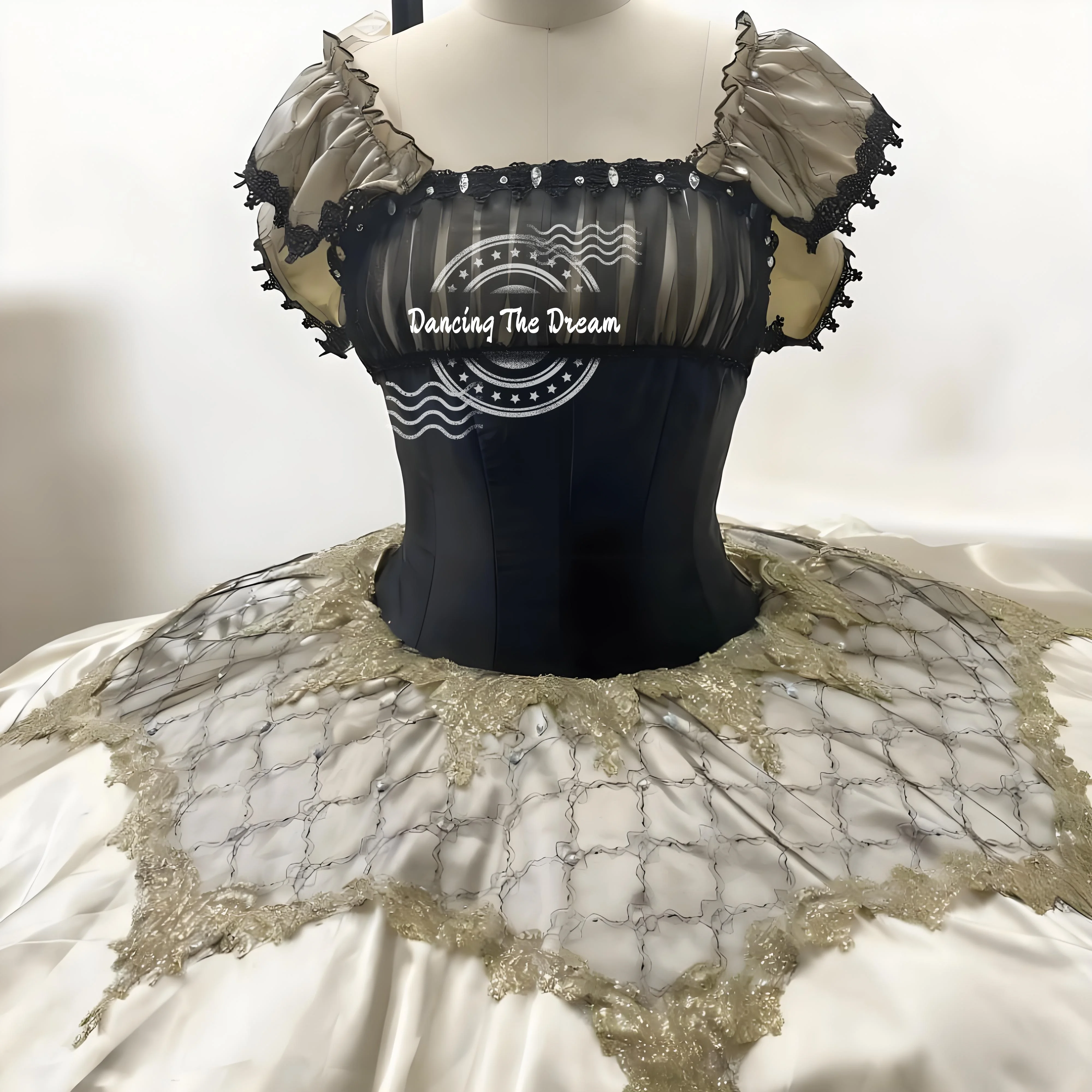 Profesjonalna spódnica baletowa tutu dla dziewcząt i kobiet, kostium do występów tanecznych