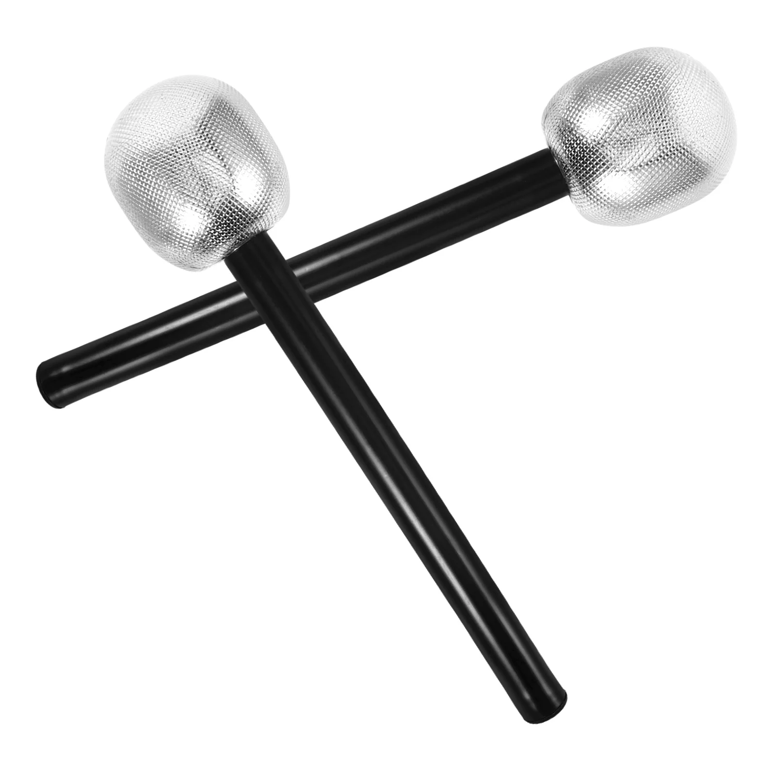 

2pcs Fake Microphone Props ABS Material Creative Toy for Kids Party Simulation Stage Role Mic Accessories