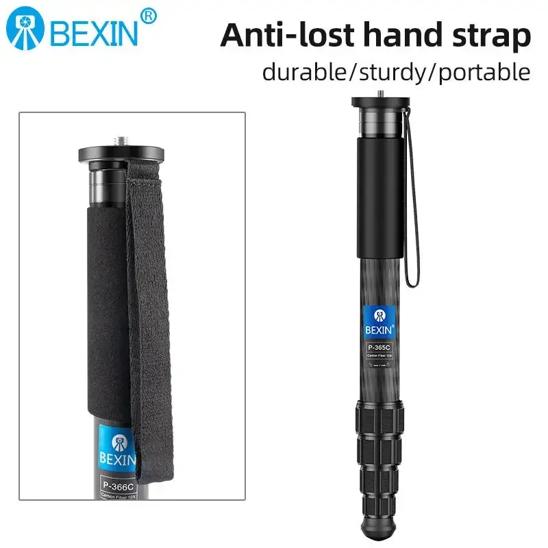 Carbon Fiber Monopod Retractable Portable Travel Shooting Monopod Selfie Bracket For SLR Camera Phone Tripod Accessories