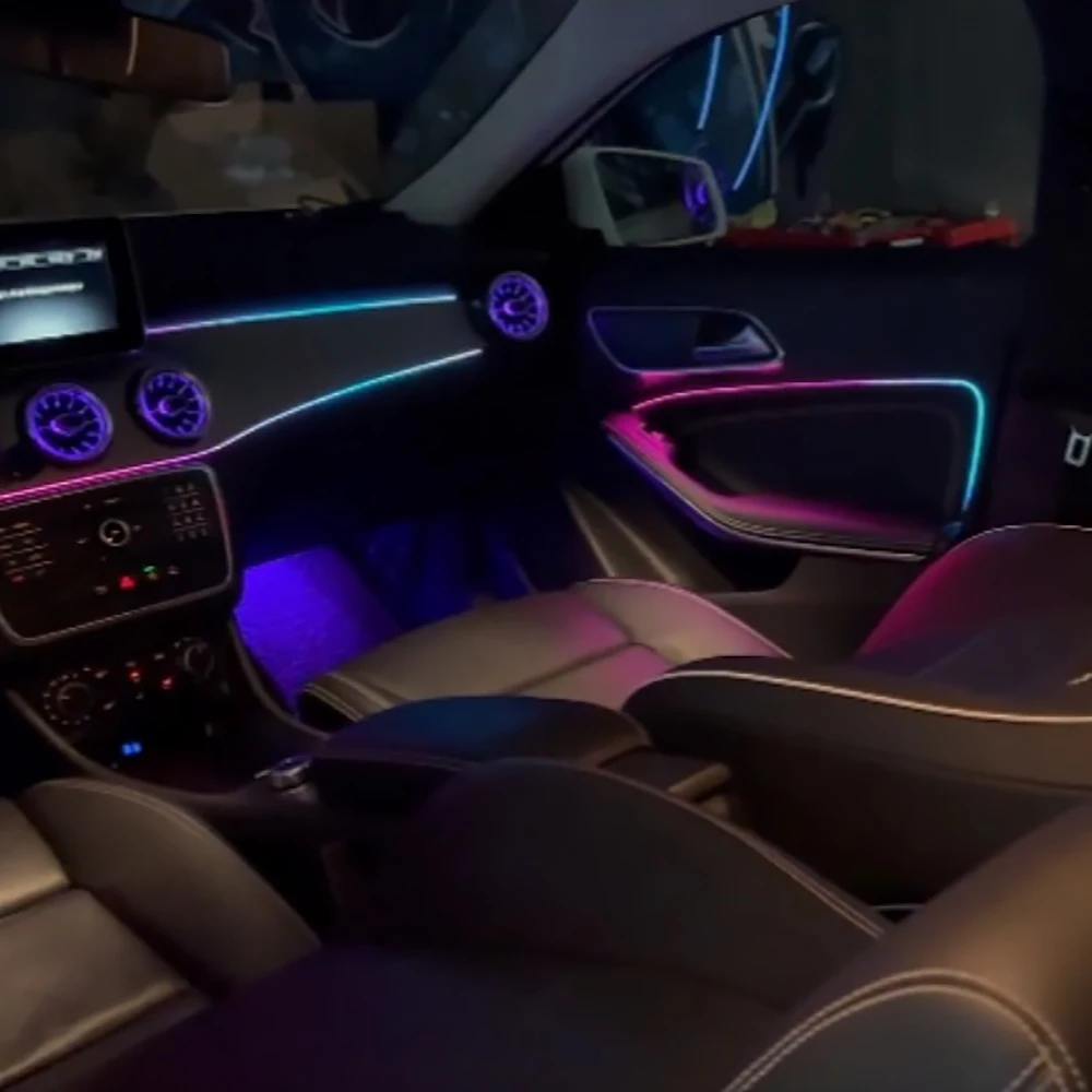 

Комплект Ambient Light Deluxe Edition Symphony, светящаяся турбина, воздуховыпускное отверстие для Mercedes Benz A/B/CLA/GLA-класса W176/W246/C117/X156