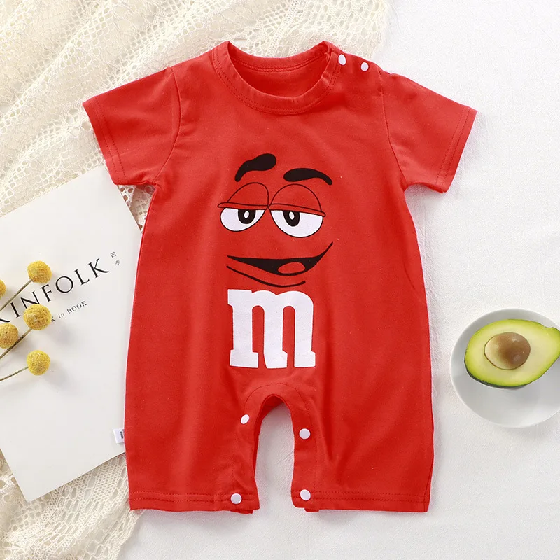 

Baby Boys And Girls Summer Bodysuits Infantil Costume Toddler Short Sleeve Newborn Jumpsuit Fashion Casual Babies Clothes Onesie