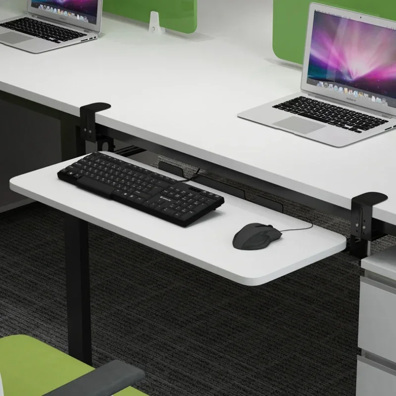 

Clip Type Keyboard Rack, Convenient Desktop Tray, No Punching Installation, Telescopic Computer Mouse Frame, Easy Setup Holder