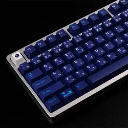 GMK Blue Moon Keycap Cherry Profile 132 Keys PBT DYE Sublimation GMK Noce Clone Keycaps For Mx Switches Mechanical Keyboard