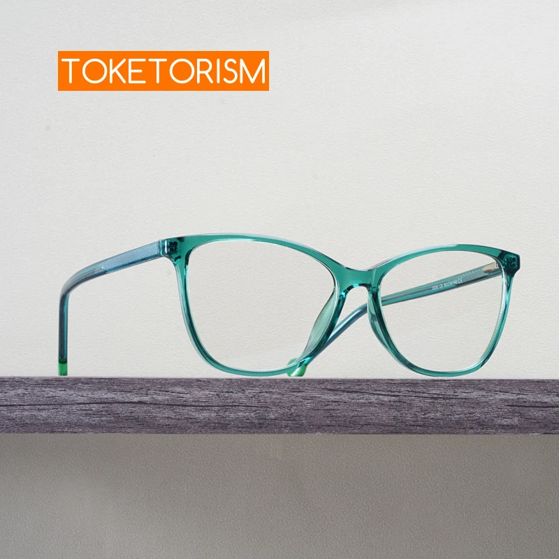 Toketorism Fashion Optical Frame For Prescription Lightweight Anti Blue Glasses For Phone Unisex Eyewear 0302