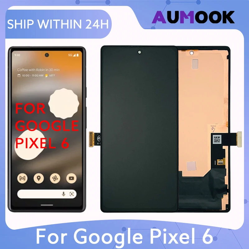 AMOLED LCD Display For Google Pixel 6 GB7N6 G9S9B16 G9S9B GR1YH LCD Touch Screen Digitizer Assembly Panel LCD Screen Repair Part