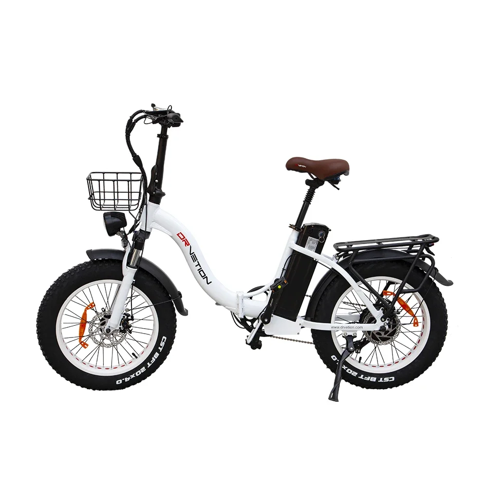 

New Folding Eletric Bicycle 48V15AH Removable Battery 750W Motor 20*4.0Inch Fat Tire Ebike City Road Communing Electric Bicycle