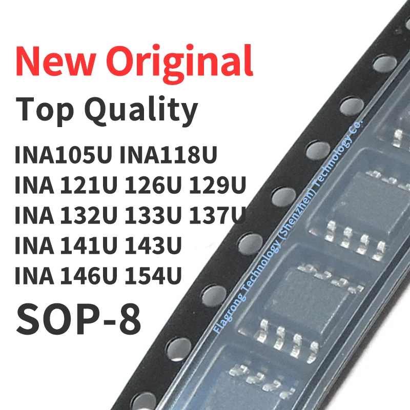 

(10 Pieces) INA105U INA118U INA121U INA126U INA129U INA132U INA133U INA137U INA141U INA143U INA146U INA154U SOP-8 New Originl