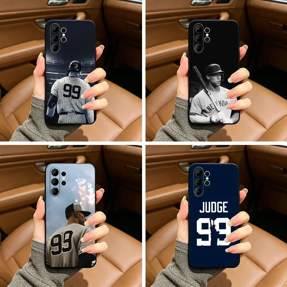 

Baseball A-Aaron- Judge -99 Soft Silicone Case for Samsung S25, S24, S21, S22, S23, S30, Ultra, S20, Plus, FE, Lite-Black