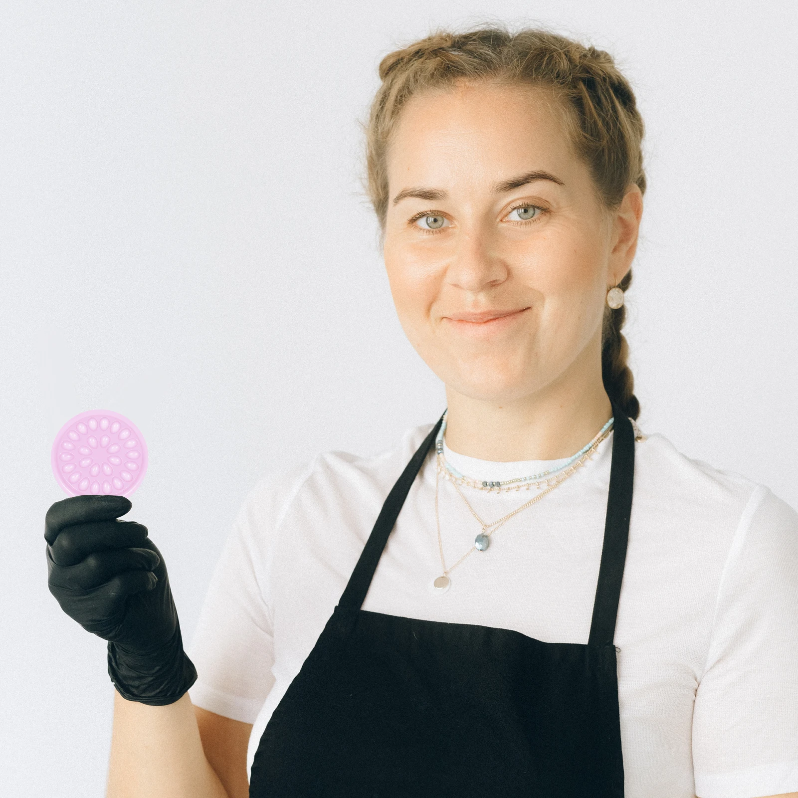 100 szt. Płytki do przedłużania rzęs, PVC, opóźniające utwardzanie kleju, narzędzie dla początkujących, akcesoria do salonu, płytki opóźniające utwardzanie kleju.