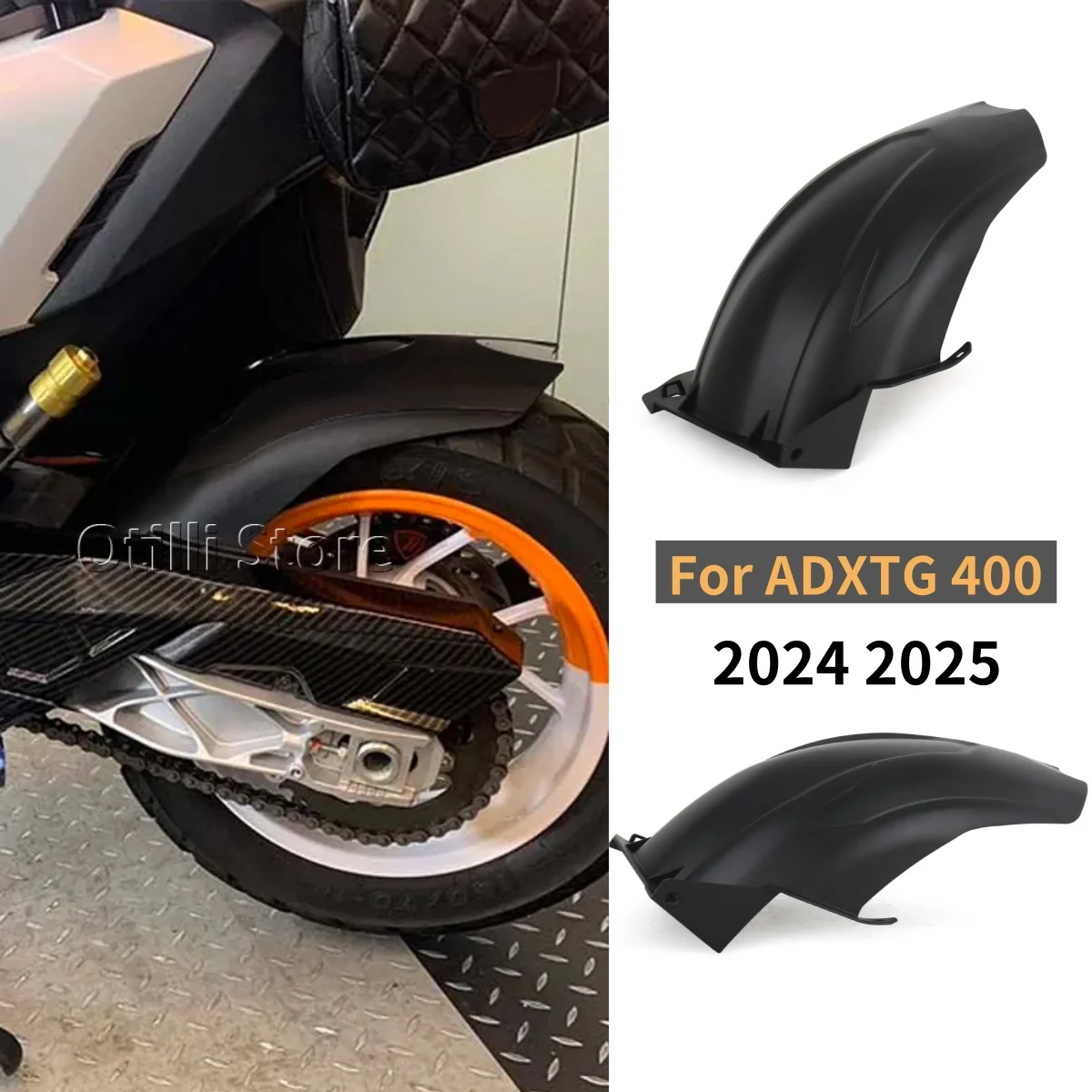 

Удлиненное крыло заднего колеса мотоцикла для SYM ADXTG 400 ADXTG400 2024 2025, защита от брызг, удлинение заднего шины, брызговик