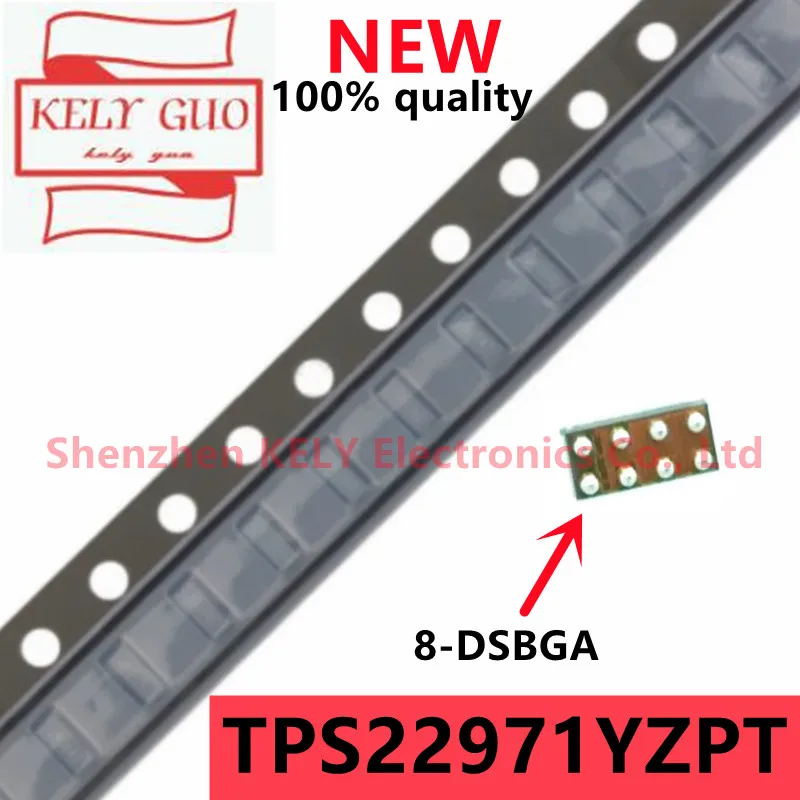 (10piece)100% New Original TPS22971YZPT TPS22971 02XI 1CKI Power Switch/Driver 1:1 N-Channel 3A 8-DSBGA chipset