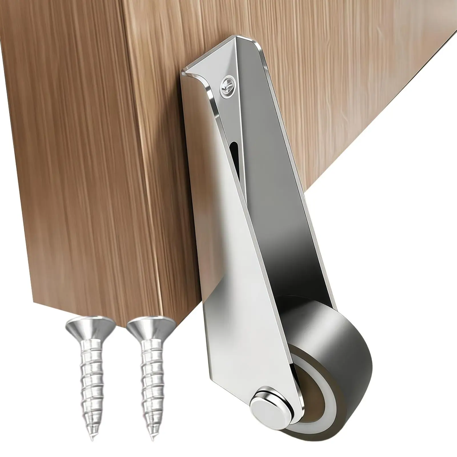 Load Bearing Gate Roller Wheel, Heavy Duty Vertical Track Guide for Sliding Door Anti-Sag Bottom Roller for Cabinets & Wardrobes
