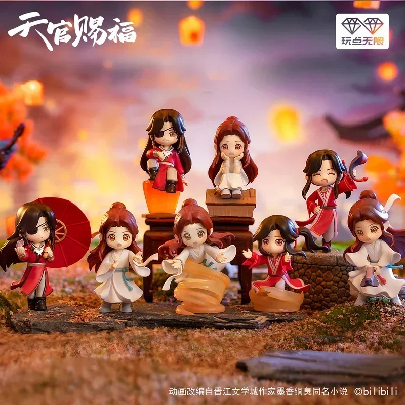 Original Heaven Officials Blessing Blind Box Hua Cheng Xie Lian Tian Guan Ci Fu Kawaii Anime Action Figure Surprise Box Gift