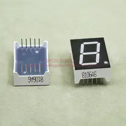 (10pcs/lot) 10 Pins 8011AR 0.8 Inch 1 Bit Digit 7 Segment Red LED Display Share Common Cathode Digital Display